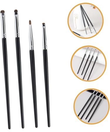 Gogogmee 4pcs Eye Liner Brush for Makeup Eyeliner Brush for Women Makeup Brush for Women Horse Hair - Buy Online on GoSupps.com