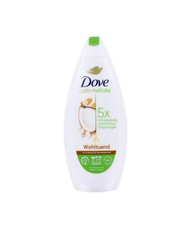 Unilever Germany Dove Care by Nature Shower gel beneficial with coconut oil and almond extract shower bath with 5 ingredients of natural origin for a beneficially cared for skin 225 ml 1 piece