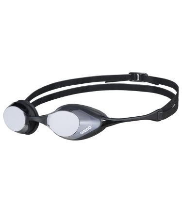 ARENA Men's Cobra Swipe Mirror Swimming Goggles (Pack of 1) One Size Silver-Black