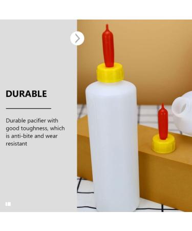 5pcs Pet Nursing Bottles & Nipples Set for Goats & Small Animals - Ideal Milk Feeding Solution for Lambs and Goat Kids - Buy Online on GoSupps.com
