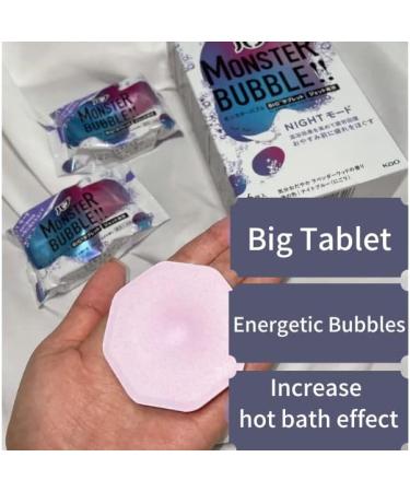 Babu Bath Salt Monster Bubble 18 Tablets Assortment - Spicy Citrus, Lavender Wood, Citrus Green Scents - Buy Online on GoSupps.com