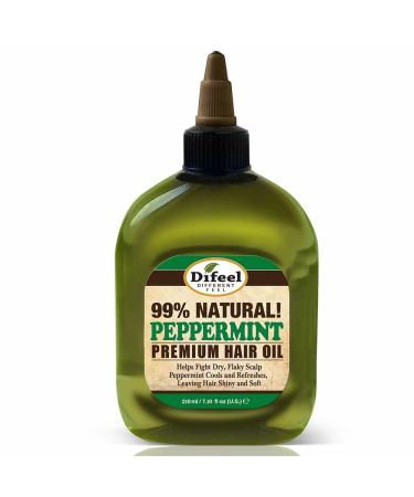Difeel Premium Natural Hair Oil Peppermint Oil 7.1 Ounce (3-Pack) - Buy Online on GoSupps.com
