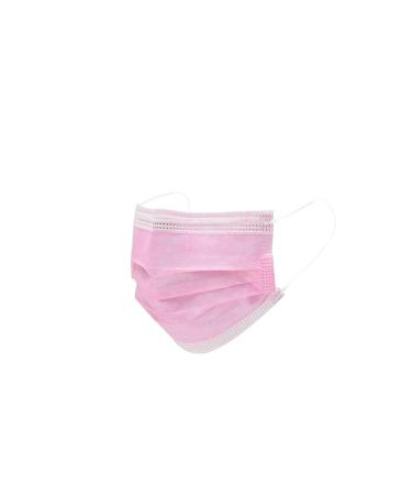1ABOVE 3 Ply Pink Disposable Face Mask (50 Pack) - Dustproof & Breathable - Buy Online on GoSupps.com