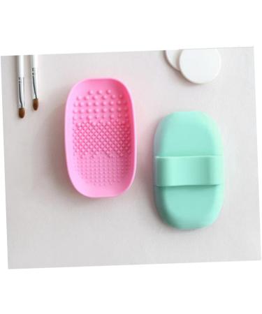 FRCOLOR 2 pcs Portable Makeup Brush Cleaner Bowl & Silicone Cleaning Mat - Pink Makeup Cleaning Tools - Buy Online on GoSupps.com