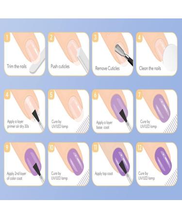 VILLEVARA Semi-Permanent Varnish 1KG Raw Materials Nail Art Design Varnish Soak Off LED UV 20 Colors UV Gel Nail Polish - (Color: V074) - Buy Online on GoSupps.com