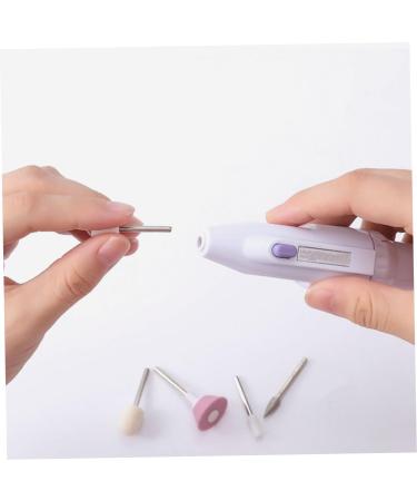 Electric Nail Drill Professional Electric Manicure Pedicure Nail File Set Portable Mini Nail Drill System Manicure Polishing Shape Tools With 5 Grinding Head 1Set Battery Not Included - Buy Online on GoSupps.com