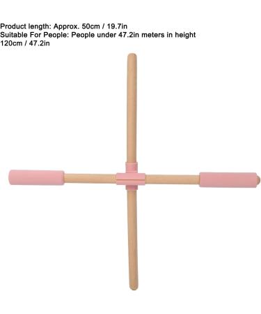 Yoga Sticks for Posture Correction and Stretching - Wooden Exercise Stick for Open Shoulders and Back - 19.7in - Men and Women - Buy Online on GoSupps.com
