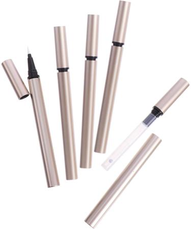 OHPHCALL 20 Pcs Eyeliner Empty Pipe Empty Nail Oil Pen White Eyeliner Red Eyeliner Lash Containers Plastic 1 count (Pack of 1) Goldenx4pcs - Buy Online on GoSupps.com
