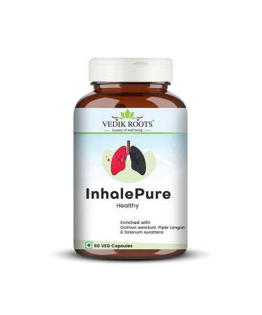 VEDIKROOTS InhalePure | Ayurvedic Herbal Capsules 60 Veg Capsules