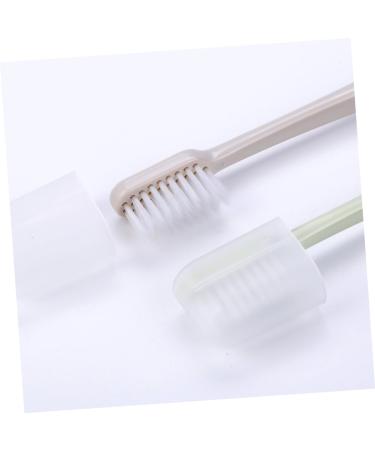 Eco-Friendly Sewoart Toothbrush Set - 4 Pack for Women Toddlers & Adults - Sustainable Khaki Household Brushes - Buy Online on GoSupps.com