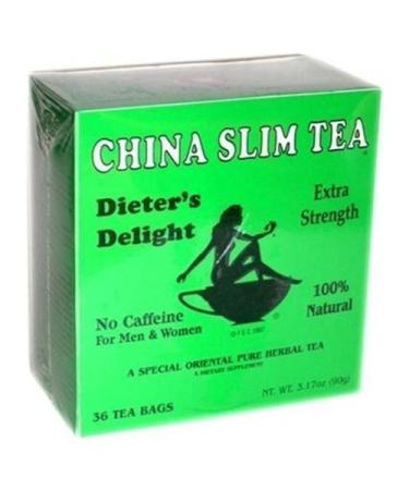 China Slim Tea Dieter's Delight 36 Tea Bags NET WT 3.17 OZ (90 g) by the teapot company - Buy Online on GoSupps.com