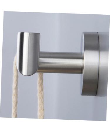 Alipis 3pcs Coat Hook Hooks for Hanging Towels Stainless Steel Double Hand Towel Hanger for Wall Bathrobe 9.8x5.8cmx3pcs Silverx3pcs - Buy Online on GoSupps.com