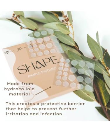 Shape Pimple Patches - Acne Support with Multiple Sizes (48 Count) - Buy Online on GoSupps.com