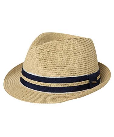 Comhats Oversize XL XXL Summer Straw Sun Hats Fedoras Panama Trilby Dress Derby Packable Mens 92551_beige X-Large