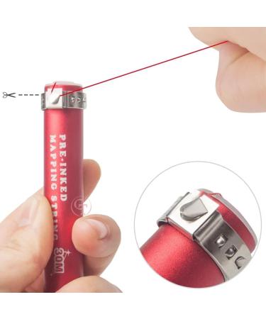 Bouteilles de 30 m (98 pieds) - Fil de cartographie pr -encr de 30 m pour le positionnement et le maquillage permanent des sourcils et des l vres (Rouge) - Buy Online on GoSupps.com