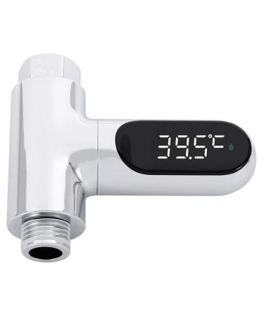 LED Display Home Water Shower Thermometer -Generating Water Temperature Meter Monitor for