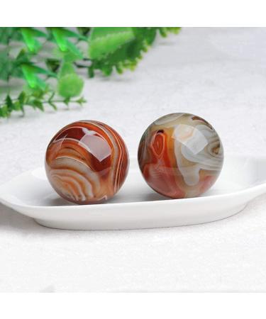 Baoding Balls Set - Natural Agate Stress Relief Massage Balls for Fitness & Health | Chinese Exercise Handballs - Buy Online on GoSupps.com