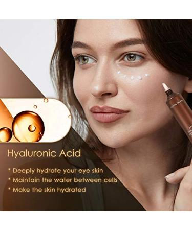 Mylansea Anti Aging Eye Cream with Retinol, Niacinamide & Hyaluronic Acid - 1 Oz | Reduces Wrinkles, Puffiness & Dark Circles - Buy Online on GoSupps.com