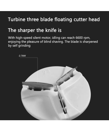 Buy Mini Electric Razor for Men - Portable Rechargeable & Washable Electric Shaver in Ink Green - Buy Online on GoSupps.com