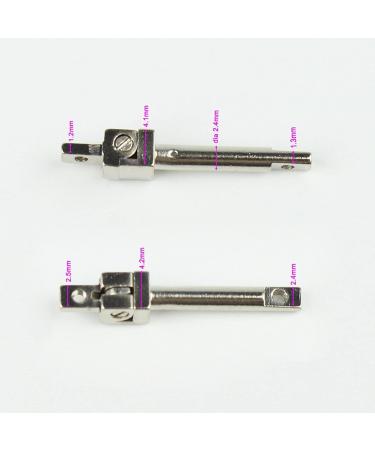 SBTRKT 20 Pair 4mm Wide Plastic Glasses Spring Hinges - Sunglasses & Frame Accessories for International Shipping - Buy Online on GoSupps.com