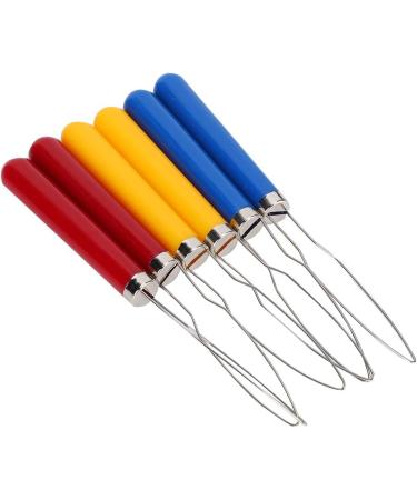 Wire Loop Button Hook Accessories - 6pcs Embroidery Elastic Band Tool for Faster Sewing & Needlework - Ideal Latch Hook Supplies - Buy Online on GoSupps.com