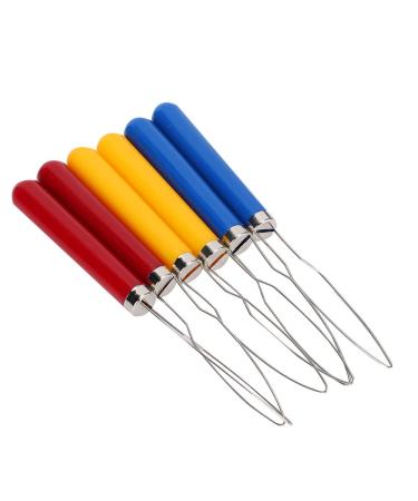 6 Pieces Button Hook Wire Loop Button Hook Clothing Buttoning Tool Zipper Pulls Tool Button Hook Home Tailoring
