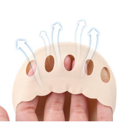 FRCOLOR 2 Pairs Women's Five Toe Socks - Invisible Open Toe Liner for Sandals & Heels - Comfort Forefoot Pads - Buy Online on GoSupps.com