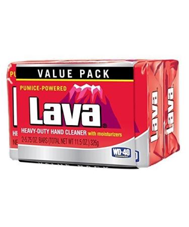 Lava Heavy-duty Hand Cleaner Pumice Powdered 3 Value Packs (Total of 6 Bars)