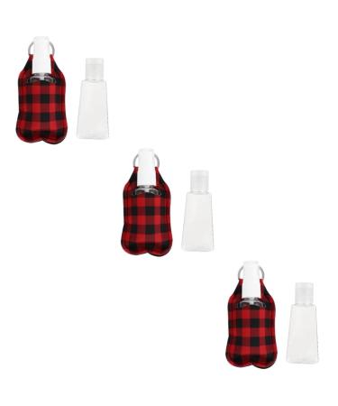 Healeeved 9 sets spray bottle mini-container mini travel bottles key trailer key holder storage box for perfume travel hand washing fluid 11x6.4x0.2cmx3pcs as shown x 3 pieces