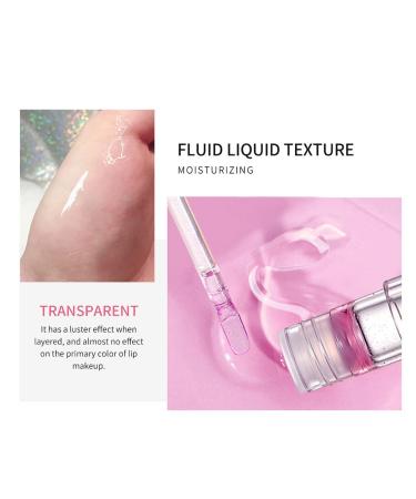 Lucoss Vitamin B+C Plumping Lip Gloss - Shimmer Lip Volumizer in Clear Pink Blue & Orange | International Shipping - Buy Online on GoSupps.com