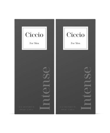 Cic-cio Intense Eau De Liquid Per-fume For Men With Bergamot Mandarin Rosemary Sage And Amber|Premium Long Lasting Woody Aquatic Fragrance Scent|Perfect Perfume For Summer (Pack Of 2) 100Ml Each - Buy Online on GoSupps.com