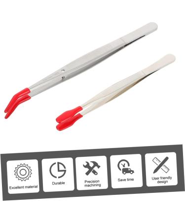 Minkissy 4-Piece Tweezers & Eyebrow Hair Removal Jewelry Kit - Stainless Steel Eyelash Set for Precision Grooming - Buy Online on GoSupps.com