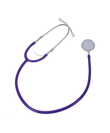 Pro Dual Head EMT Stethoscope for Doctor Nurse Vet Medical Student Health Blood Purple