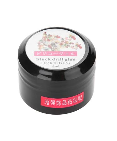 Nail Extension Gel Nail Bonding Gel Clear Nail Gel Builder for Stickers Rhinestones Quick Drying Nail Fixing Gel 8ml