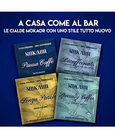 Mokaor 200 Pods Caff Senza Parole Gold ESE 44 mm - Buy Online on GoSupps.com