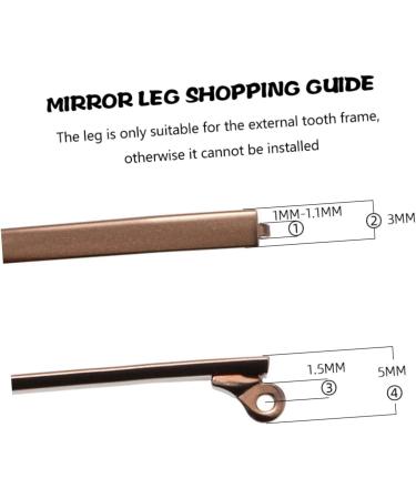 Baluue Universal Glasses Legs & Arms Replacement Set - Metal Hinge Repair Kit for Men & Women - Black Nasal Pads - 14x3cm - Buy Online on GoSupps.com