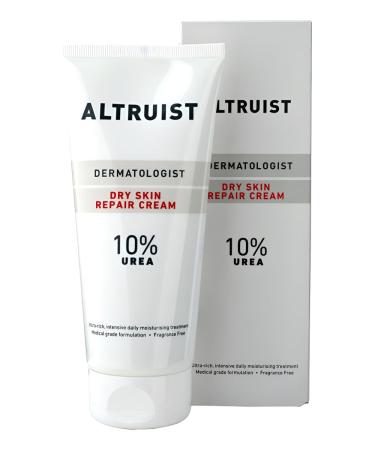 ALTRUIST. Dermatologist Dry Skin Repair Cream 10% Urea Medical grade moisturiser with Glycerin and Urea by Dr Andrew Birnie suitable for sensitive skin 200 ml