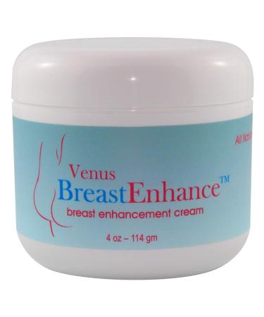 Venus Breast Enhance Natural Breast Enlargement Cream 4oz Jar 4-6 Weeks Supply