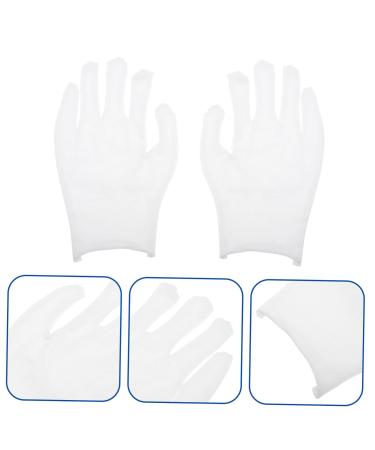 jojofuny 12pairs Gloves Poly Santa Cosplay Costume Jewelry Glove Paraffin Bath Mittens Wax Bath Mittens Santa Costume Work Labor Protection Cotton Absorb Sweat Cotton Yarn White - Buy Online on GoSupps.com
