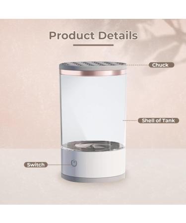 Buy Sonic Vibration Makeup Brush Cleaner - Automatic USB Charger for All Brushes - Fast & Efficient Cleaning in Black - Buy Online on GoSupps.com