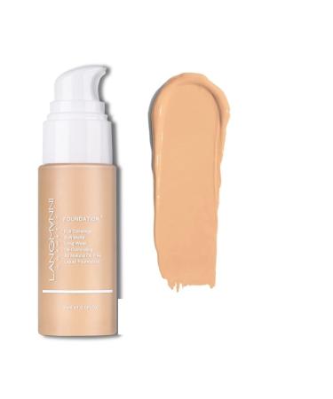 3PC Press Liquid Foundation Matte Kong Oil Cover Ya Foundation Liquid Makeup (Color : 06)