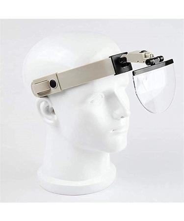 Headband Magnifier Handheld Digital Magnifier Headband Magnifier with Led Light Head-Mounted Handsfree Reading Magnifying Glasses Jeweler Watch Loupe 3 Replaceable Lenses - Buy Online on GoSupps.com