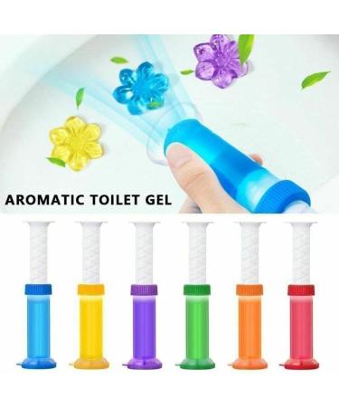 SHYKNYU 1Pcs Toilet Cleaner Gel Sustainable Fresh Deodorant Fragrance Flower Household Bathroom Clean J3C2 Needle Detergent Aromatic - Buy Online on GoSupps.com