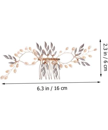 minkissy Accessories pearl hair comb tiara hair accessories hair pearls accessories for women pearl hair pin bridal hair comb prom hair clips hair combs for wedding alloy bride Beads Comb - Buy Online on GoSupps.com