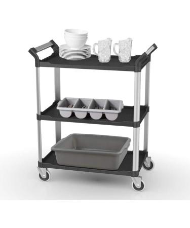 Idomy 4-Pack Small Plastic Commercial Bus Box 8L Gray - Small Bus Tub Set - Buy Online on GoSupps.com