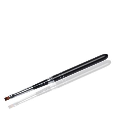 Professional UV gel brush in size 4 design brush for nails nail design nail art black