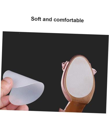 NOLITOY High Heel Stickers - 5 Pairs Self-Adhesive Skid Proof Sole Protectors for White High Heels - Transparent Shoe Stickers for Enhanced Grip - Buy Online on GoSupps.com
