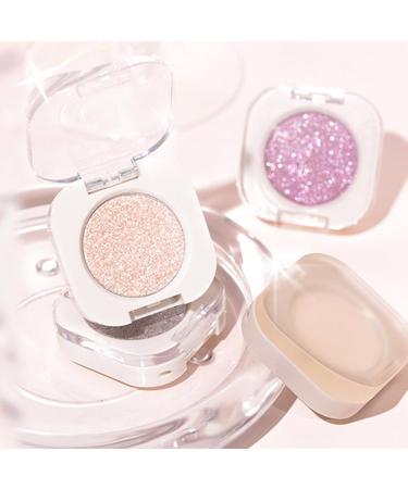 Monochrome Glittle Eyeshadow | Vegan Light Brown Glitter | Talc & Cruelty-Free Pressed Powder - Buy Online on GoSupps.com