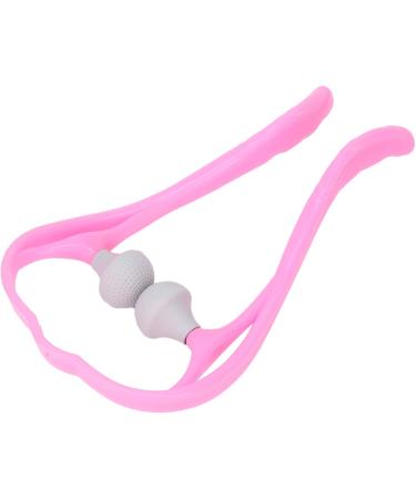 Verdant Touch Roller Neck Massage Tool | Handheld Trigger Point Neck & Shoulder Self Massager - Pink - Buy Online on GoSupps.com