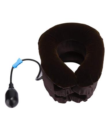 Brrnoo inflatable neck collar 3-layer-rehearsal neck support neck traction devices to relieve the neck pressure and to correct the cervical spine (#1)